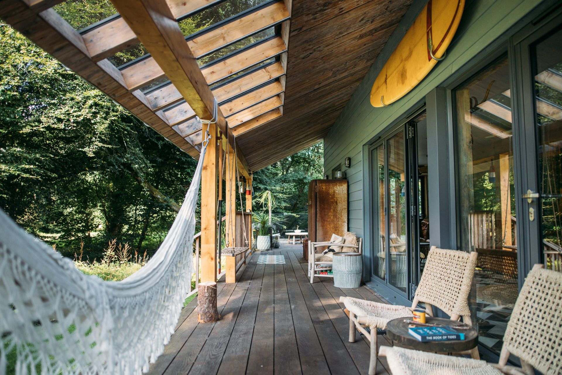 Stylish boutique riverside retreat with hot tub